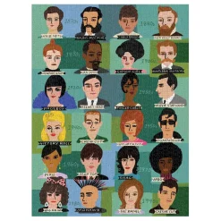 History Of Hairdos 1000 Piece Jigsaw Puzzle