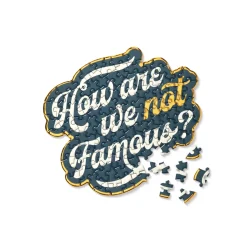 How Are We Not Famous? 100 Piece Mini Shaped Puzzle