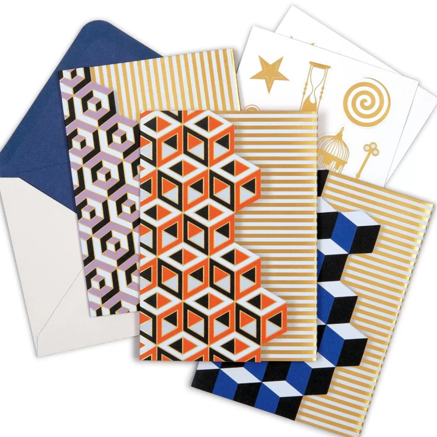 Jonathan Adler Versailles Boxed Diecut Notecard Set