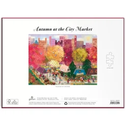 Joy Laforme Autumn At The City Market 1000 Piece Puzzle