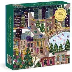 Joy Laforme Sparkling City 1000 Piece Foil Puzzle In A Square Box