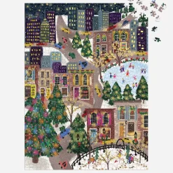 Joy Laforme Sparkling City 1000 Piece Foil Puzzle In A Square Box