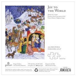 Joy To The World Square Boxed 1000 Piece Jigsaw Puzzle