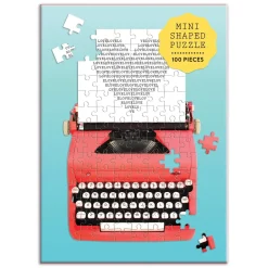 Just My Type Vintage Typewriter 100 Piece Mini Shaped Jigsaw Puzzle