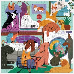 Laundry Dogs 500 Piece Puzzle