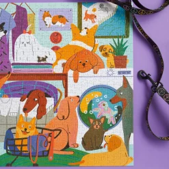 Laundry Dogs 500 Piece Puzzle