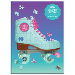 Let The Good Times Roll Roller Skate 100 Piece Mini Shaped Jigsaw Puzzle