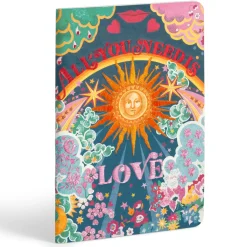 Liberty All You Need Is Love B5 Handmade Embroidered Journal