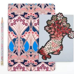 Liberty Ianthe Handmade Embroidered Journal