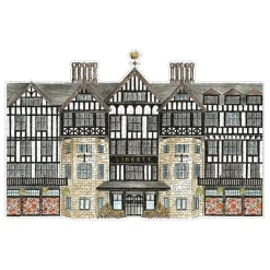 Liberty London Tudor Building 750 Piece Shaped Jigsaw Puzzle