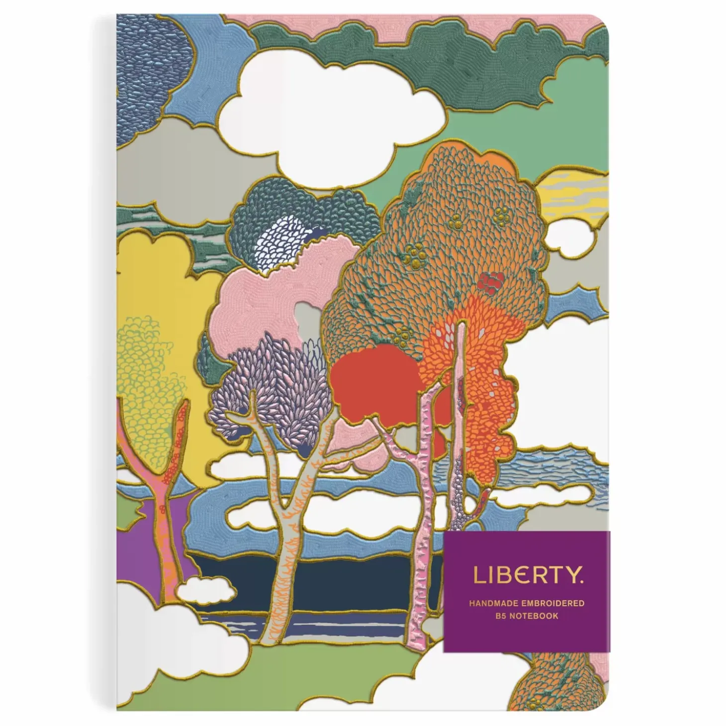 Liberty Prospect Road Handmade Embroidered B5 Journal