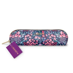 Liberty Tanjore Gardens Tile Navy Pencil Case