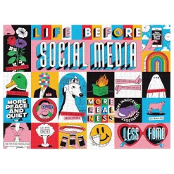 Life Before Social Media 1000 Piece Jigsaw Puzzle