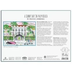 Michael Storrings A Sunny Day In Palm Beach 1000 Piece Puzzle
