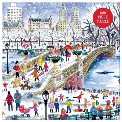 Michael Storrings Bow Bridge In Central Park 500 Piece Jigsaw Puzzle