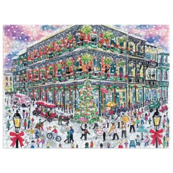 Michael Storrings Christmas In New Orleans 1000 Piece Puzzle
