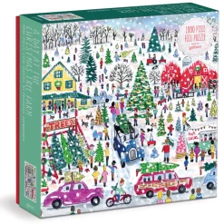 Michael Storrings Christmas Tree Farm 1000 Piece Foil Puzzle