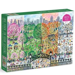 Michael Storrings Dog Park In Four Seasons 1000 Piece Puzzle