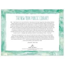 Michael Storrings New York Public Library 1000 Piece Jigsaw Puzzle