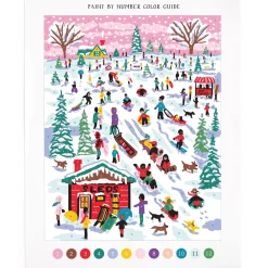 Michael Storrings Snow Day 11X14 Paint By Number Kit
