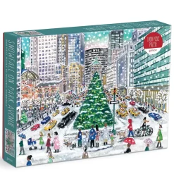 Michael Storrings Snowfall On Park Avenue 1000 Piece Puzzle
