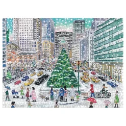 Michael Storrings Snowfall On Park Avenue 1000 Piece Puzzle