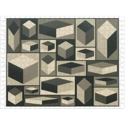 Moma Sol Lewitt Double-Sided 500 Piece Jigsaw Puzzle