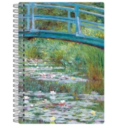 Monet Footbridge Wire-O Journal