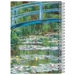 Monet Footbridge Wire-O Journal