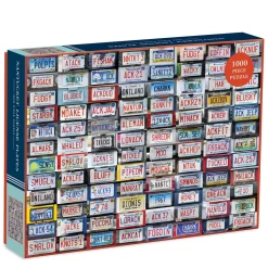 Nantucket License Plates 1000 Piece Jigsaw Puzzle
