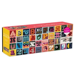 Needlepoint A To Z 1000 Piece Panoramic Jigsaw Puzzle