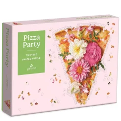 Pizza Party 750 Piece Shaped Jigsaw Puzzle