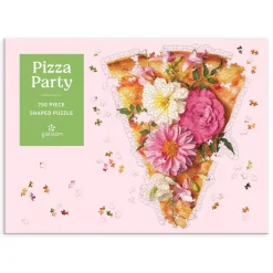Pizza Party 750 Piece Shaped Jigsaw Puzzle