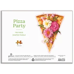 Pizza Party 750 Piece Shaped Jigsaw Puzzle