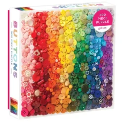 Rainbow Buttons 500 Piece Jigsaw Puzzle