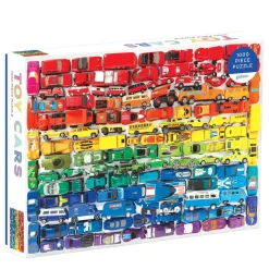 Rainbow Toy Cars 1000 Piece Jigsaw Puzzle