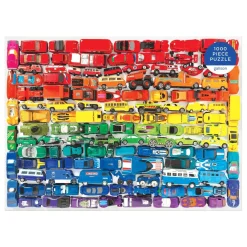 Rainbow Toy Cars 1000 Piece Jigsaw Puzzle