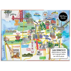 San Francisco 1000 Piece Jigsaw Puzzle