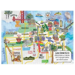 San Francisco 1000 Piece Jigsaw Puzzle