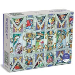 Sistine Chapel Ceiling Meowsterpiece Of Western Art 2000 Piece Jigsaw Puzzle