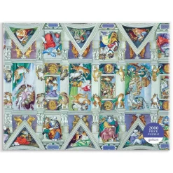 Sistine Chapel Ceiling Meowsterpiece Of Western Art 2000 Piece Jigsaw Puzzle
