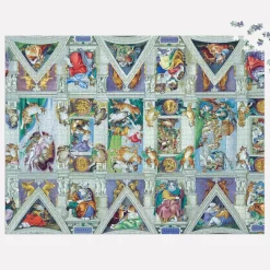 Sistine Chapel Ceiling Meowsterpiece Of Western Art 2000 Piece Jigsaw Puzzle