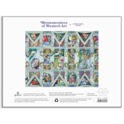 Sistine Chapel Ceiling Meowsterpiece Of Western Art 2000 Piece Jigsaw Puzzle