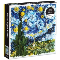 Starry Night Petals 500 Piece Jigsaw Puzzle