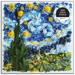 Starry Night Petals 500 Piece Jigsaw Puzzle
