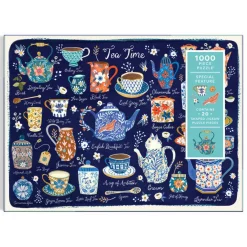 Tea Time 1000 Piece Puzzle With Shaped Pieces