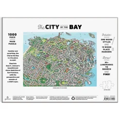 The City By The Bay 1000 Piece Maze Puzzle