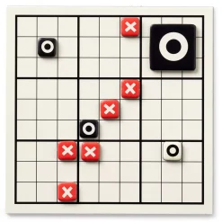 Tic Tac No Magnetic Fridge Game
