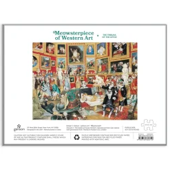 Tribuna Of The Uffizi Meowsterpiece Of Western Art 1500 Piece Jigsaw Puzzle
