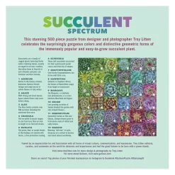 Troy Litten Succulent Spectrum 500 Piece Jigsaw Puzzle